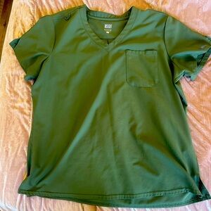 Med Couture. Olive/Army Green scrub set. Size Large.